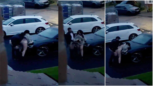 Real viral mms Car Parking Area CCTV Caught Teen Fucking In Public