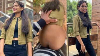 FSIBlog Latest Indian sex videos Desi Hot Girl Outdoor Anal Fucking for money