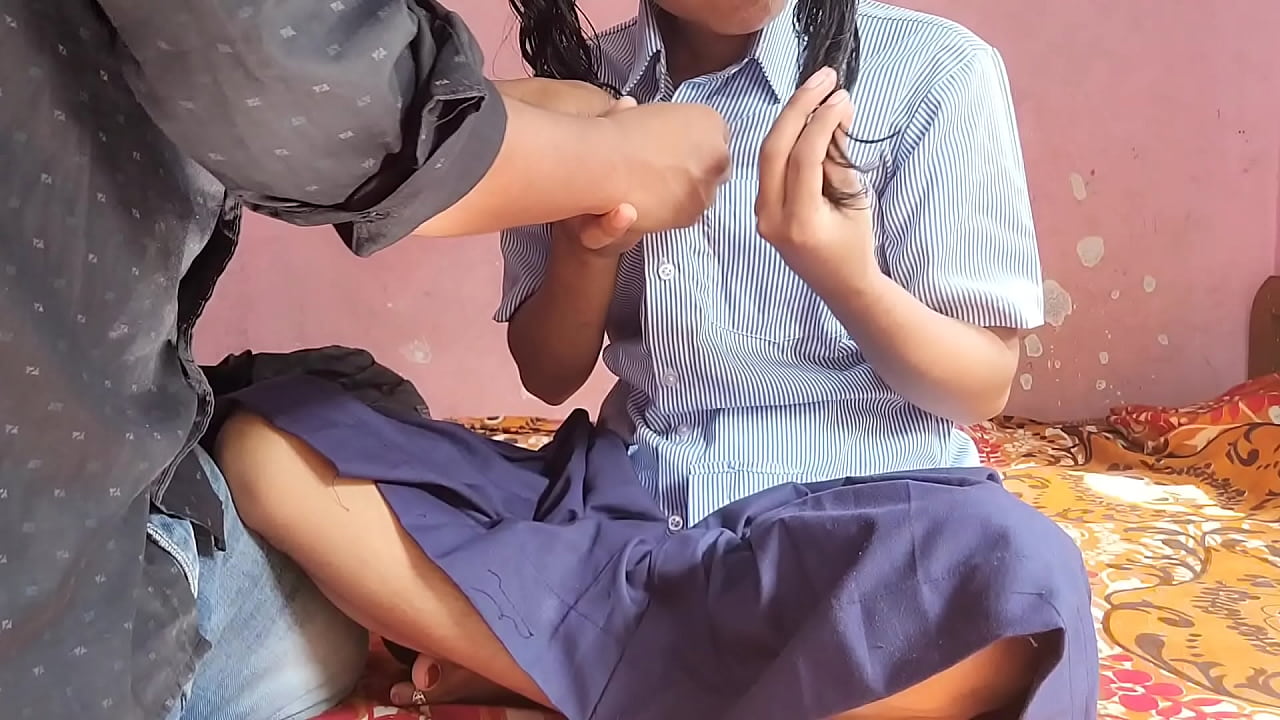 New Desi Porn Viral Videos virgin school girl sex with brother when home alone