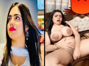 Most Demanded Famous Huge boobs Pakistani TikTok Girl viral nude fingering video call