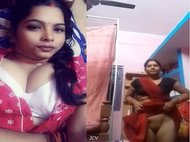 Xvideos mms Desi Bihari Village Bhabhi Lifting Saree Showing Nude pussy to lover on video call