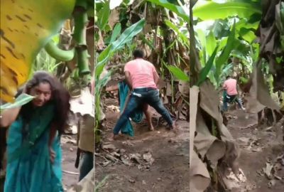 fsiblog outdoor sex mms horny bhabhi sex with lover in banana farm caught by village boy