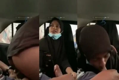 xvideos viral mms video Hijabi muslim girl sucking dick in car and fucking with driver
