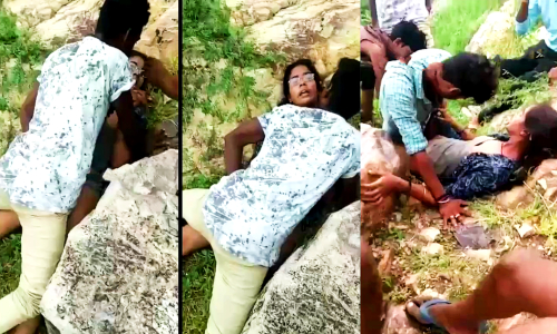 Desi viral mms Young Girl caught fucking with bf and Outdoor Group Sex with village boys