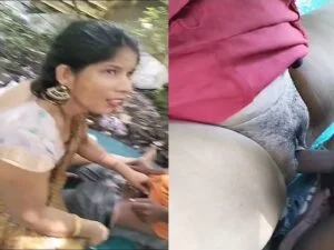 DropMMS Bihari village randi bhabhi outdoor sex with young boy for money viral sex clip