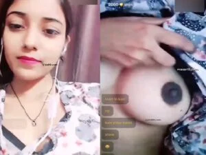 Fsiblog new mms Chamet live girl big boobs and pussy showing for money