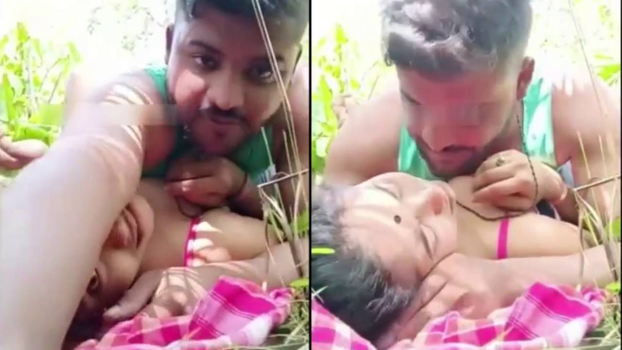 Horny Cute desi village girl painful outdoor sex with boyfriend