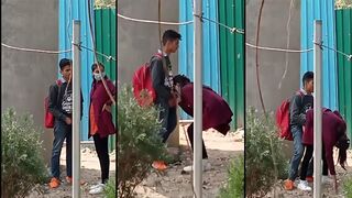 Indian Porn XXX Leaked MMS school girl give blowjob and outdoor sex with lover caught on hidden cam