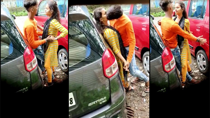 fsiblog desi hidden camera sex mms teen girl caught with lover outdoor in car parking