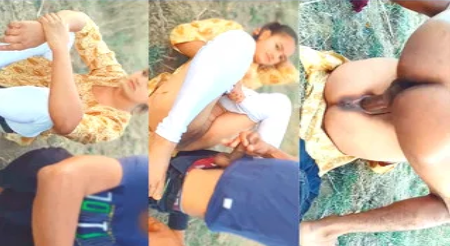 Fsiblog org viral sex video 18 year old cute school Girl OutDoor Fucking with lover Full Hindi Talking