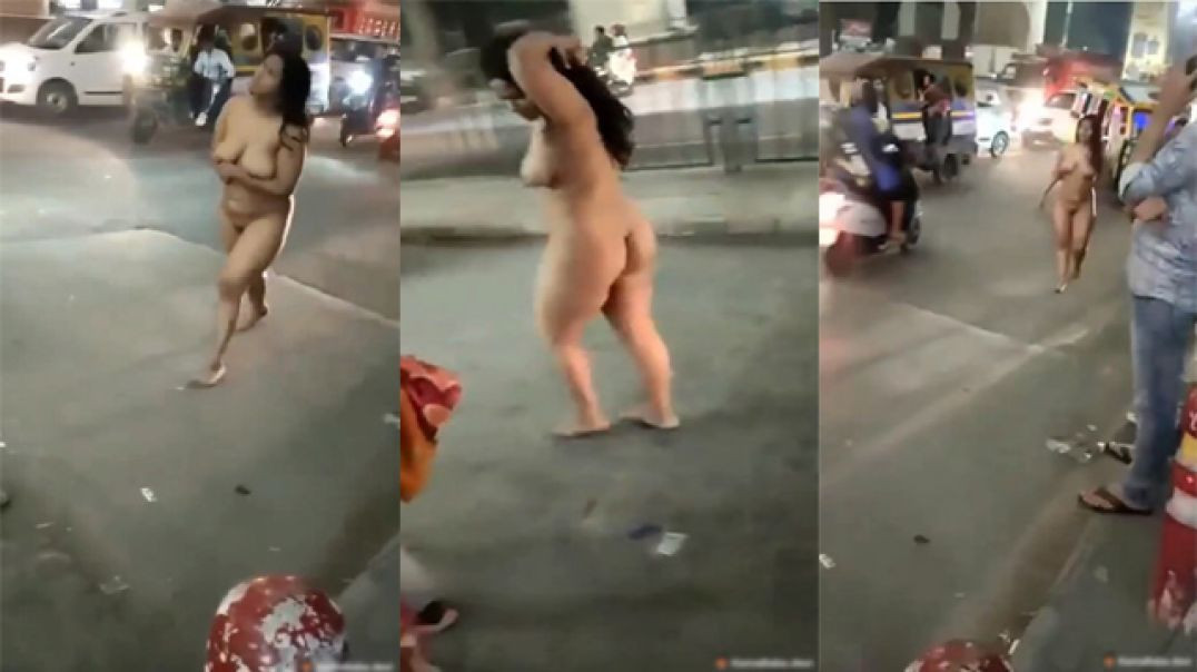 Kamababa Randi Bhabhi Completely Nude Dare Walking On Public Streets Viral MMS
