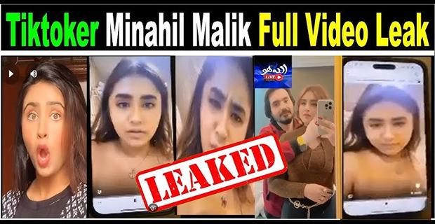 Masa49 Famous Most Demanded Pakistani Tiktok Star Minahil Malik Viral Leaked MMS