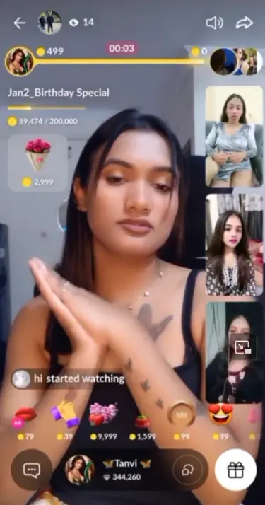 masa49 Tango Live Tanvi Strips Nude & Fingers Her Wet Pussy on Cam