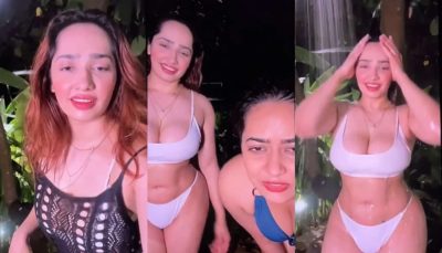 Dropmms Aditi Mistry Nude Live With Sister Outdoor Showers