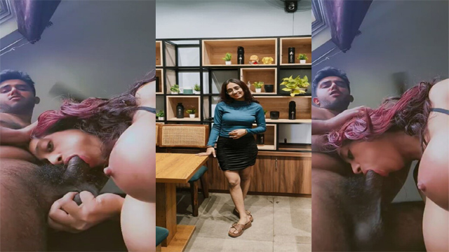 RajWap New viral mms Sexy Hot Indian Horny Girl Sucking Dick of his cousin