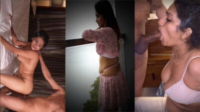 Famous Indian Hot Actress Lavanya Manickam Balcony Love & BJ Fucking viral video