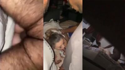 Hidden Cam Desi Son Spying on Mom Having Threesome Fuck With Big Black mms Video