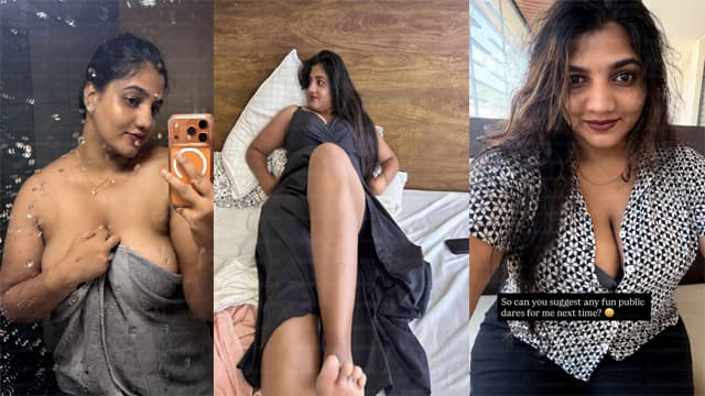 Famous Tamil XXX Insta Influencer Drinking and Riding Cock Viral Mms