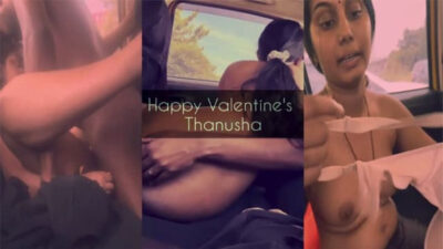 Valentines Day Unsatisfied Tamil bhabhi Having Sex In Car with Bf desi mms