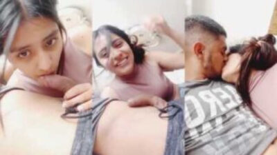 horny girl sucking cock and fucking with best friend in front of lover desi mms