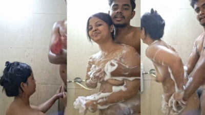 Desi Bihari Couple Blowjob Fucking in Bathroom sex mms