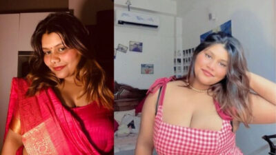 Desi Marathi Bhabhi play with big boobs and fucked in doggystyle