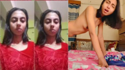 Skinny Slim IT company Girl Tight Pussy Doggy Fucking viral mms Part 2