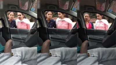 Young Daring Handsome Guy Masturbating in Car