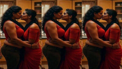Big Boobs Nanad and Sexy Bhabhi Lesbian porn mms