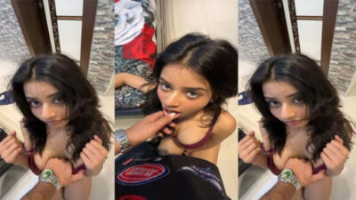 18y Hot Indian Model Teasing with Foreigner viral mms