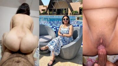 Desi Big Ass Dusky Bhabhi Doggy Fucking with Loud Moaning Orgasm