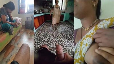Desi Mallu College ke Ladke ne Apni House Maid ke saamne Masturbating kiya